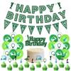 Golf Theme Birthday Party Decoration Set Birthday Banner Cupcake Toppers Decoration Latex Balloon Party Supplie view 1