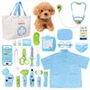Meland Toy Doctor Kit for Kids - Pretend Play Doctor Set with Dog Toy, Carrying Bag, Stethoscope Toy & Dress Up Costume - Doctor Play Gift for Kids Toddlers Ages 3 4 5 6 Year Old for Role Play view 1