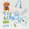 Meland Toy Doctor Kit for Kids - Pretend Play Doctor Set with Dog Toy, Carrying Bag, Stethoscope Toy & Dress Up Costume - Doctor Play Gift for Kids Toddlers Ages 3 4 5 6 Year Old for Role Play view 4