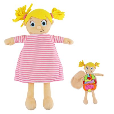 vocheer Human Body Anatomy Toy, Montessori Preschool Educational Organ Plush Toys for Kids, Science Learning Kits for Student, Body Organ Awareness Teaching Tools for Girls