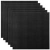 Lekebaby Classic Baseplates Building Base for Building Bricks 100% Compatible with Major Brands-Baseplate 10" x 10", Pack of 6 (Black) view 1