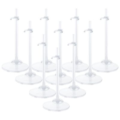 HMIEPRS 10PCS Doll Holder, Doll Stand Display Holder, Ideal Display Stand Support with Adjustable Waist Clip for 11 to 13 Inch Tall Dolls