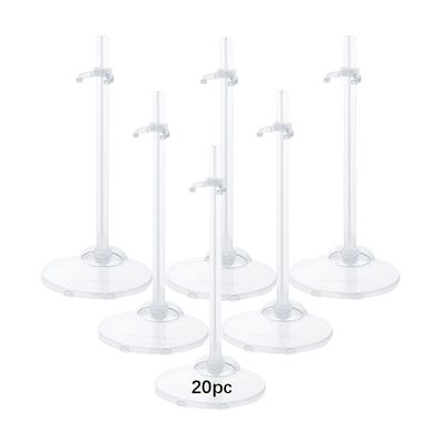 HMIEPRS 20PCS Doll Holder, Doll Stand Display Holder, Ideal Display Stand Support with Adjustable Waist Clip for 11 to 13 Inch Tall Dolls