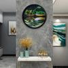 ZXKYZR8 Flowing Sand Painting - 3D Dynamic Moving Sand, Dynamic 3D Natural Landscape Wall Decoration, 360 Dynamic Sand Art,Round Glass Moving Sand Pictures, Moving Sand Art for Office Home view 2