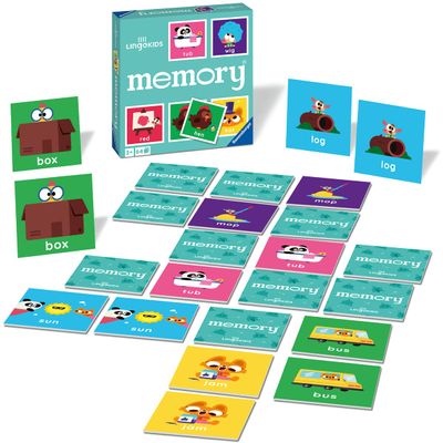 Ravensburger Lingokids Memory for Kids Ages 3 and Up  A Fun & Fast Picture Matching Game