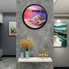 ZXKYZR8 Flowing Sand Painting - 3D Dynamic Moving Sand, Dynamic 3D Natural Landscape Wall Decoration, 360 Dynamic Sand Art,Round Glass Moving Sand Pictures, Moving Sand Art for Office Home view 2