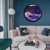 ZXKYZR8 Flowing Sand Painting - 3D Dynamic Moving Sand, Dynamic 3D Natural Landscape Wall Decoration, 360 Dynamic Sand Art,Round Glass Moving Sand Pictures, Moving Sand Art for Office Home view 4