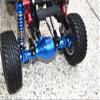 KingVal Replacement Aluminum Alloy Rear Gearbox Gear Box RC Parts Compatible with 1/10 Tamiya CC02 4WD G500 58675 RC Car (Blue) view 4
