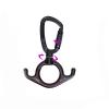 Aerial Silks Hardware or Single Point Yoga Hammock Rigging Aluminum Swivel D Auto Locking Carabiner Rated 25KN Low Ceilings view 1