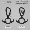 Aerial Silks Hardware or Single Point Yoga Hammock Rigging Aluminum Swivel D Auto Locking Carabiner Rated 25KN Low Ceilings view 3