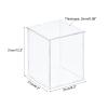 MECCANIXITY Clear Display Case, Acrylic Box Assemble Dustproof Box Showcase, 7.9x7.9x11.8inch for Collectibles, Crafts view 2