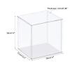 MECCANIXITY Clear Display Case, Acrylic Box Assemble Transparent Dustproof Box Showcase 13.7x11.8x13.7inch for Collectibles, Crafts view 2