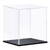 MECCANIXITY Clear Display Case Acrylic Box, Assemble Transparent Box Dustproof Showcase 13.7x11.8x13.7inch for Collectibles, Craft view 1