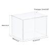 MECCANIXITY Clear Display Case, Acrylic Box Assemble Dustproof Box Showcase, 11.8x9.8x9.8inch for Collectibles, Crafts view 2