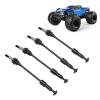 Dilwe RC CVD Drive Shaft, 4Pcs/Set Steel RC 1/10 Car CVD Transmission Axle Compatible with HSP 94118 1/10 RC Car Truck Replacement Drive Shaft Upgrades Part view 4