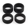 Abendor 4Pcs 1/28 Rc Drift Car Tires, [2N+2W] High Grip Tires Simulated Tire Tread Racing Tyre for 1/28 Mosquito Cart MINI-Z MR03 IW04M AWD AMZ MINI-Q RC Car Upgrade Parts view 2