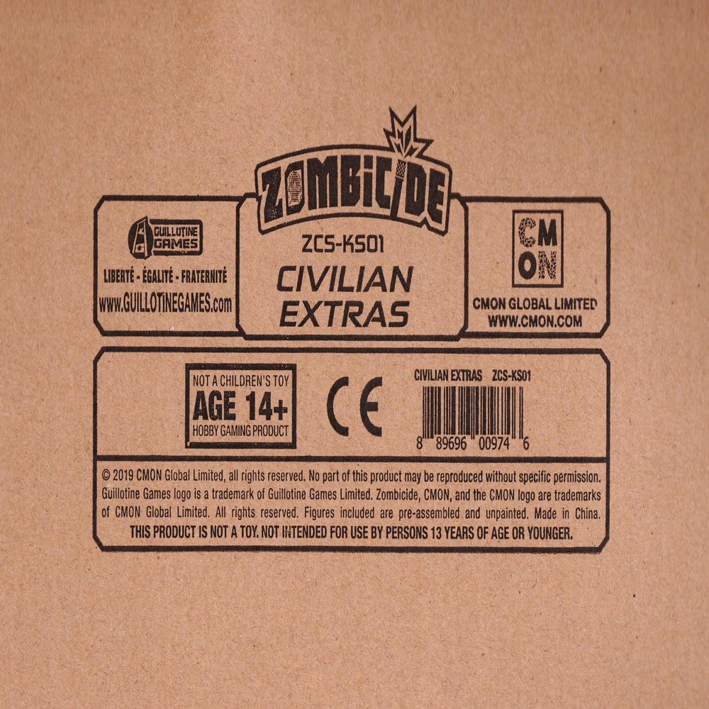 Zombicide Invader Civilian Extras Kickstarter Promo Pack ZCS-KS01