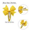 40PCS Snap Hair Clips with Bows Grosgrain Ribbon, 2 Inch Hair Bows Clips No Slip Hair Barrettes for Toddlers Baby Girls Kids in Pairs view 4