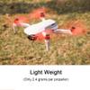 iMusk 2 Pairs Colorful Light Weight Three-Blades Propellers with Protective Motor Cap for DJI Mavic Mini and DJI Mini 2/SE Drone Accessories (RED) view 2