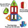 Toptoday Magnetic Building Blocks,Magnetic Tiles Building Blocks Toddlers Toys Magnets for Kids, Girls and Boys Birthday Gift 30pcs-2 view 3