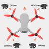 iMusk 2 Pairs Colorful Light Weight Three-Blades Propellers with Protective Motor Cap for DJI Mavic Mini and DJI Mini 2/SE Drone Accessories (White) view 4