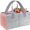 Portable Hand Bag for Toniebox Starter Set, Compatible with Toniebox Audio Player Starter Set Tonies Figures,Felt Cloth Storage Bag for Tonies Starter&Accessories Picnic Party Travel Bag(Pink) view 1