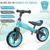 Bobike Toddler Balance Bike Toys for 1 to 3 Year Old Girls Boys Adjustable Seat and Handlebar No-Pedal Training Bike Best Gifts for Kids (Blue) view 2