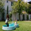 Coconut Float Rae Dunn x CocoNut Float Aqua Polka Dot Mini Pool - Inflatable Kiddie Pool for Kids - Great Splash Pool for Backyard, Summer Parties & Swim Events view 4