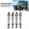51mm Aluminum Alloy RC Shocks, 2 Pairs Aluminum Alloy RC Car Shock Absorber Dampers with Mounting Screws Bolts for WPL C14 C24 MN D90 99S view 4