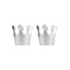 ifundom Birthday Decorations 30 pcs Birthday Paper Party Crown Party Decoration (Silver) view 1