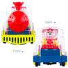 Berry President Transparent Electric Gear Train Toy with Flashing Lights and Music, Battery Operated Bump & Go Action Train Toys for 3 4 5 6 Year Old Boys Toddlers view 4