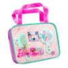 Joy Toy Barbie 22785 Glitter-Contine PVC Accessory Set 2 Clips, 4 Elastic Hair Bands, Comb and Mirror, Multicoloured, 22785 view 1