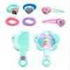 Joy Toy Barbie 22785 Glitter-Contine PVC Accessory Set 2 Clips, 4 Elastic Hair Bands, Comb and Mirror, Multicoloured, 22785 view 2