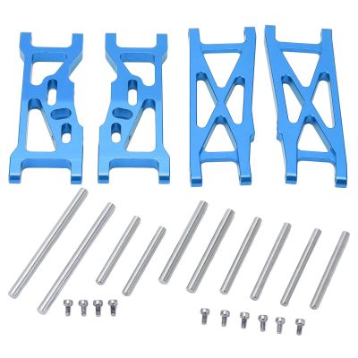 Dilwe RC Suspension Arms, RC Aluminum Front and Rear Suspension Arms for 22S SCT 1/10 RC Short Course Truck Upgrade Parts(Blue)