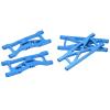 Dilwe RC Suspension Arms, RC Aluminum Front and Rear Suspension Arms for 22S SCT 1/10 RC Short Course Truck Upgrade Parts(Blue) view 2