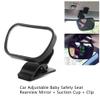1Pc Baby Car Mirror, Adjustable Baby Child Backseat Rear View Safety Mirror With Suction Cup Clip, Black ABS Acrylic Rear Facing Seat Mirror for Infant Toddler Child view 3