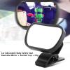 1Pc Baby Car Mirror, Adjustable Baby Child Backseat Rear View Safety Mirror With Suction Cup Clip, Black ABS Acrylic Rear Facing Seat Mirror for Infant Toddler Child view 4