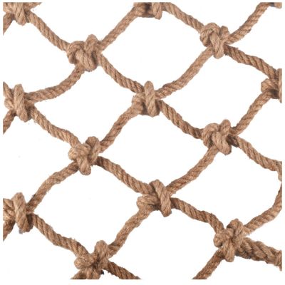 Rope Net Kids Climbing Safety Net Heavy Duty Hemp Rope Cargo Net Outdoor Garden Plant Protective Net Playground Swingset Rock Treehouse Railing (Size : 3 * 10m(10 * 33ft))