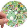 100pcs Frog Stickers Cute Aesthetic Vinyl Waterproof Sticker for Laptop Guitar Skateboard Luggage HydroFlasks, Gift for Kids Frog Lovers Teen Birthday Party view 3