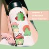 100pcs Frog Stickers Cute Aesthetic Vinyl Waterproof Sticker for Laptop Guitar Skateboard Luggage HydroFlasks, Gift for Kids Frog Lovers Teen Birthday Party view 4