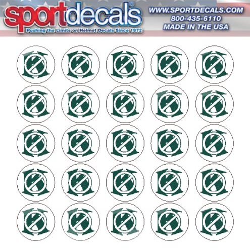 Sportdecals Baseball no K 3/4" Award Decals (Forest on White)