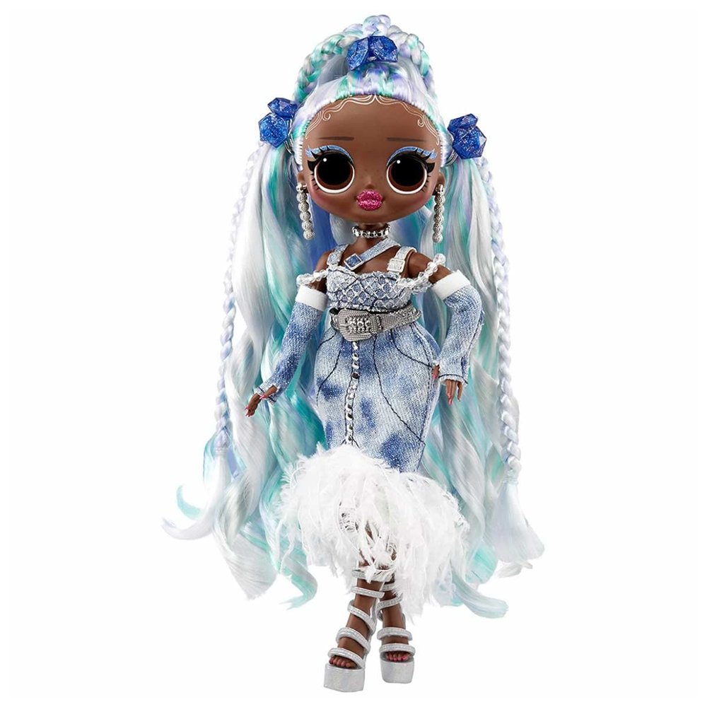 L.O.L. Surprise! OMG Fashion Show Hair Edition Lady Braids 10" Fashion Doll w/Magic Mousse, Transforming Hair, Including Stylish Accessories, Holiday Toy Playset for Kids Ages 4 5 6+ & Collectors