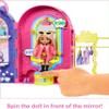Barbie Extra Minis Doll & Fashion Playset with 15+ Pieces, Boutique with Small Doll, Clothes & Accessories Including Gummy Bear Keychain view 3