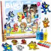 Bluey Window Art Suncatchers Kit for Kids to Paint, Great at-Home Craft Activity or Birthday Party Idea, Toys for Ages 3, 4, 5, 6 view 1