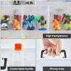 Double Layer Case Compatible with Akedo Ultimate Arcade Warriors Figures Packs, Mini Battling Action Character Collector Storage Fits for Battle Arena/ for Legendary Attack Toy Figure Bots (Box Only) view 4