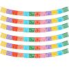 6 Packs Mexican Banners 132 Ft(22ft x 6) Papel Picado Banner, Large Plastic Mexican Fiesta Banners Cinco de Mayo Party Fiesta Decorations Mexican Themed Birthday Party Supplies 12 Patterns with String view 1