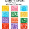 6 Packs Mexican Banners 132 Ft(22ft x 6) Papel Picado Banner, Large Plastic Mexican Fiesta Banners Cinco de Mayo Party Fiesta Decorations Mexican Themed Birthday Party Supplies 12 Patterns with String view 2