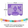6 Packs Mexican Banners 132 Ft(22ft x 6) Papel Picado Banner, Large Plastic Mexican Fiesta Banners Cinco de Mayo Party Fiesta Decorations Mexican Themed Birthday Party Supplies 12 Patterns with String view 3