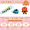 12 pcs Stick-on Fever Indicator Forehead Fever Kids Cartoon Stickers Temperature Fever Patch view 2