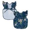 BapronBaby Flutter Boho Floral Bapron - No Neck Tie Safer Bib for Baby & Toddler - Soft Waterproof Stain Resistant - Machine Washable - Sz Preschool 3-5yrs view 1